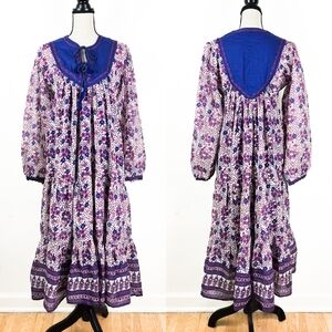 🦋LAST🦋 NWT Blue Boheme Charlotte Boho Dress, Vintage